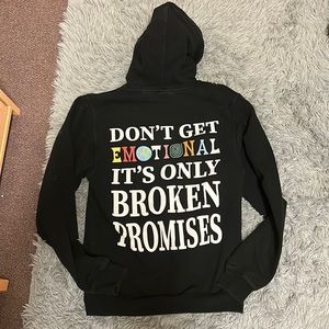 Men’s size small broken promises hoodie